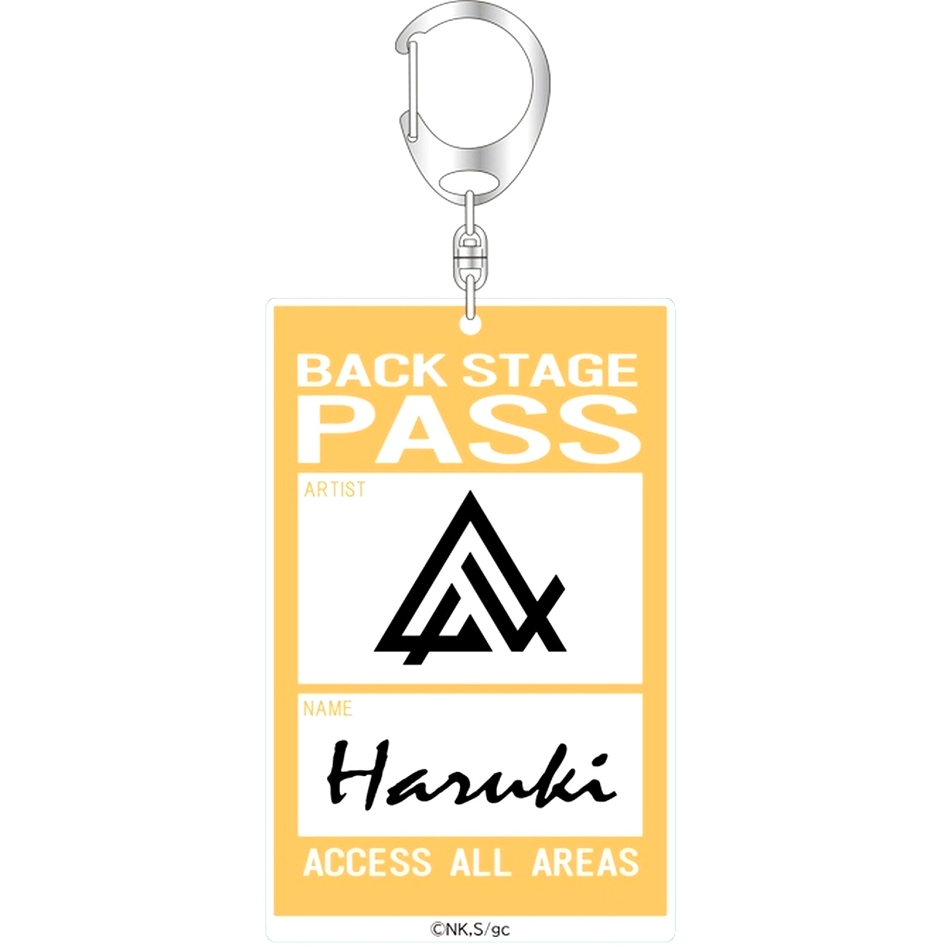 Haruki Nakayama Given The Movie Hiiragi Mix Trading PASS Style Acrylic Keychain [USED]