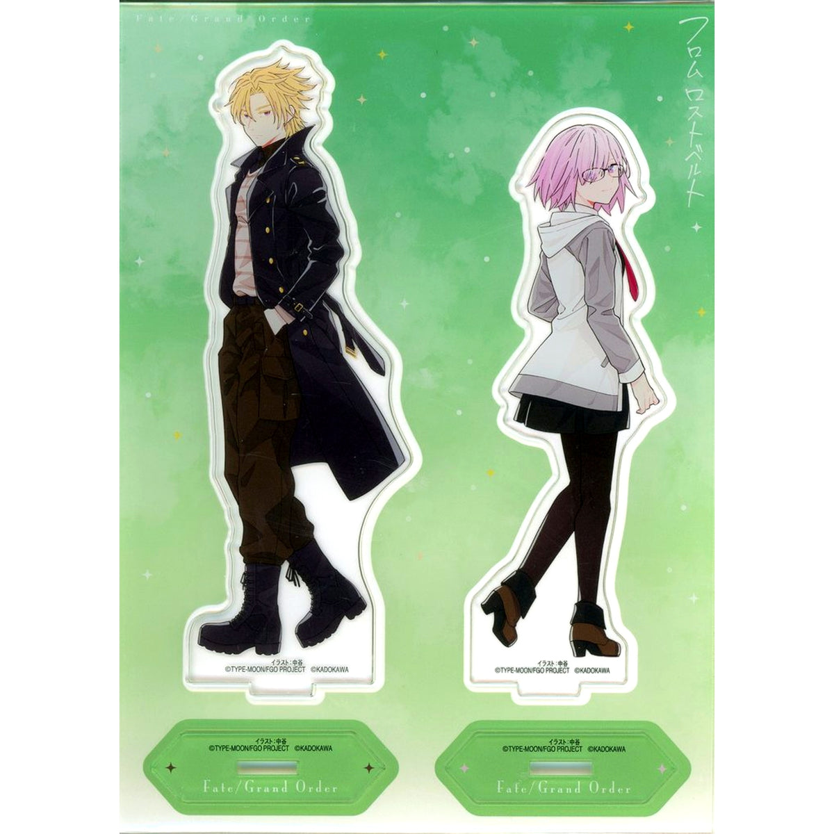 Daybit Sem Void & Mash Kyrielight Fate/Grand Order From Lostbelt Comics Vol.5 Animate Limited Set Bonus 2 Types Acrylic Stand Set Single Item [USED]