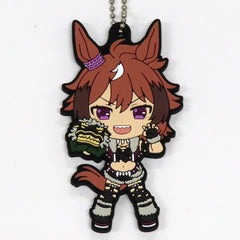 Umamusume: Pretty Derby Shinko Windy Ichiban Kuji 8th Rubber Mascot Kyunchara Illustrations Prize I Keychains [USED]
