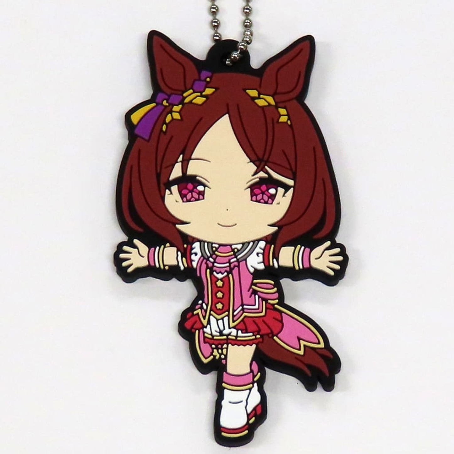 Umamusume: Pretty Derby Sakura Laurel Ichiban Kuji 8th Rubber Mascot Kyunchara Illustrations Prize I Keychains [USED]