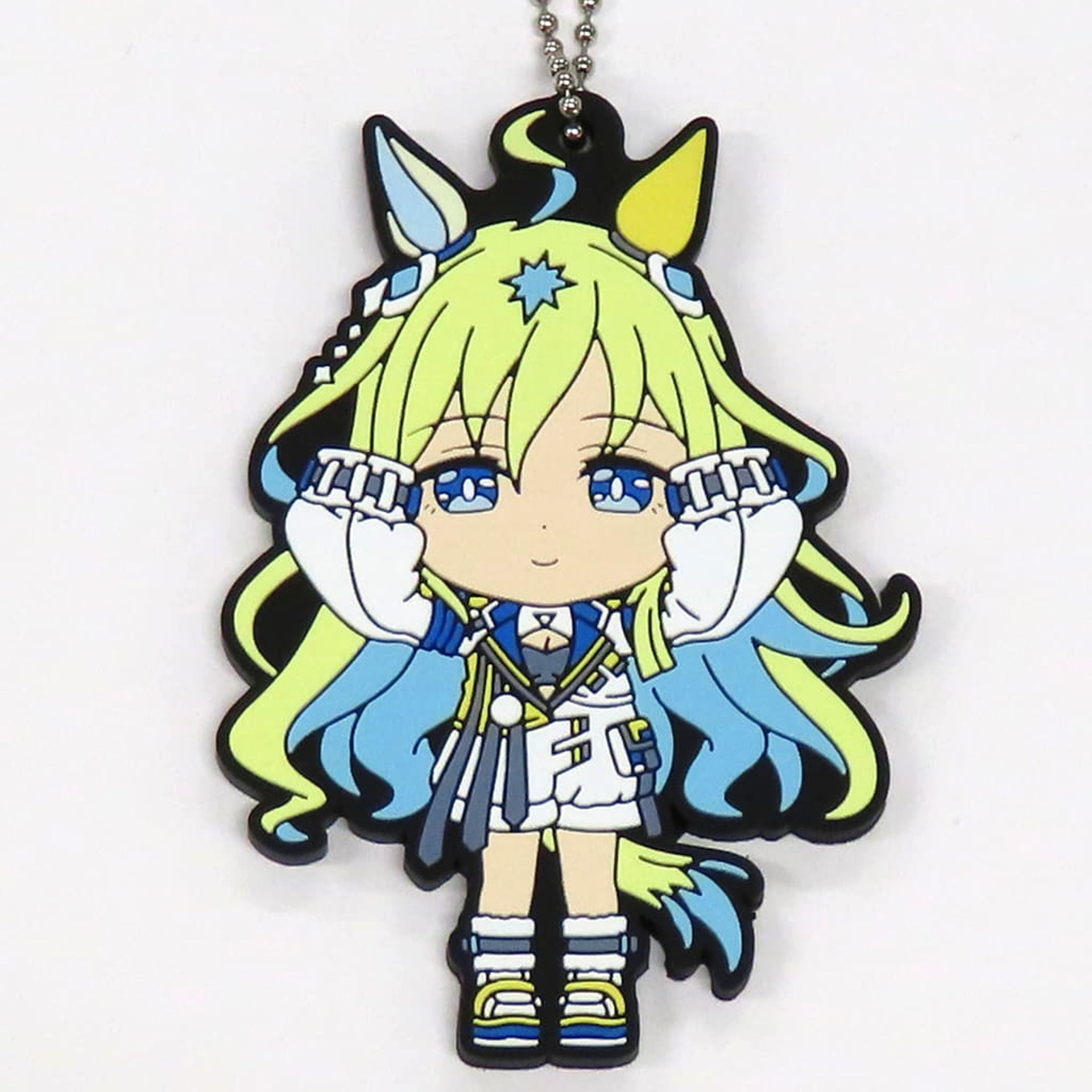 Umamusume: Pretty Derby Neo Universe Ichiban Kuji 8th Rubber Mascot Kyunchara Illustrations Prize I Keychains [USED]