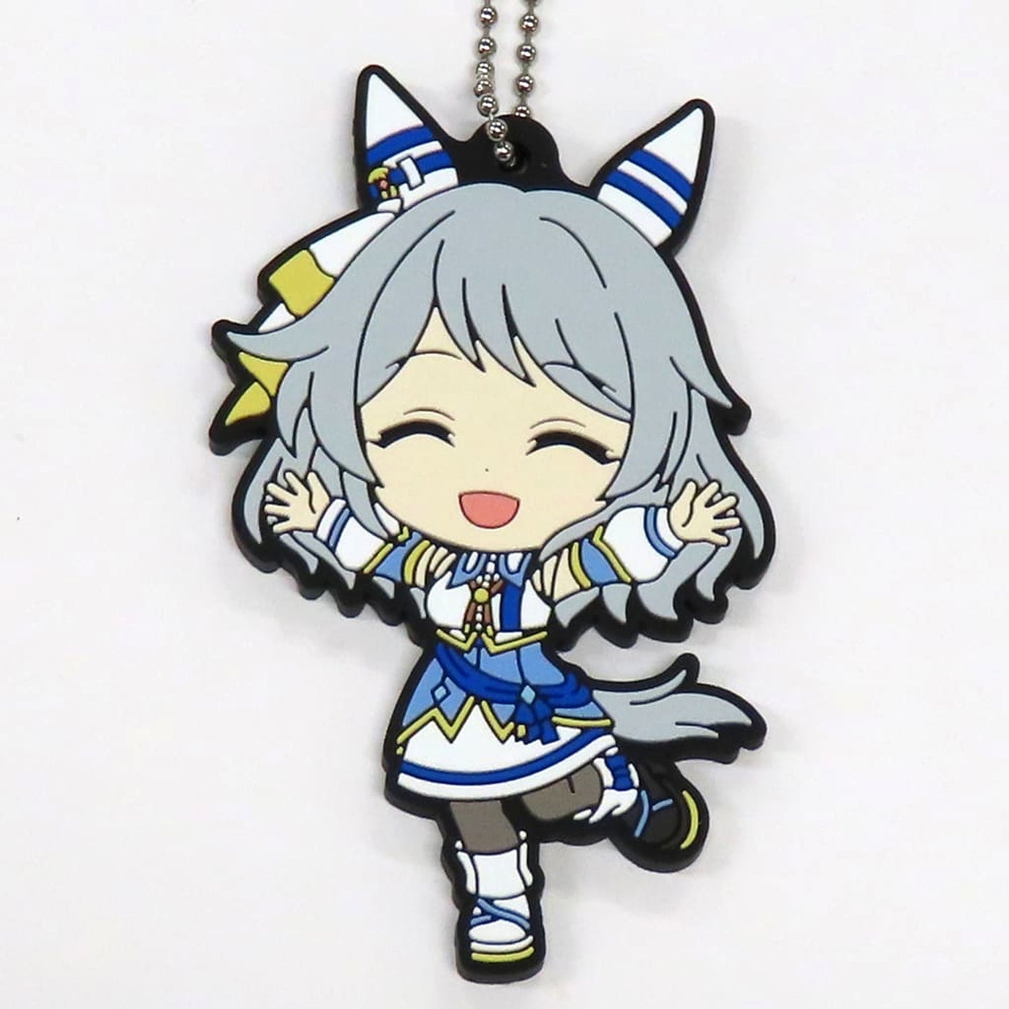 Umamusume: Pretty Derby Hishi Miracle Ichiban Kuji 8th Rubber Mascot Kyunchara Illustrations Prize I Keychains [USED]