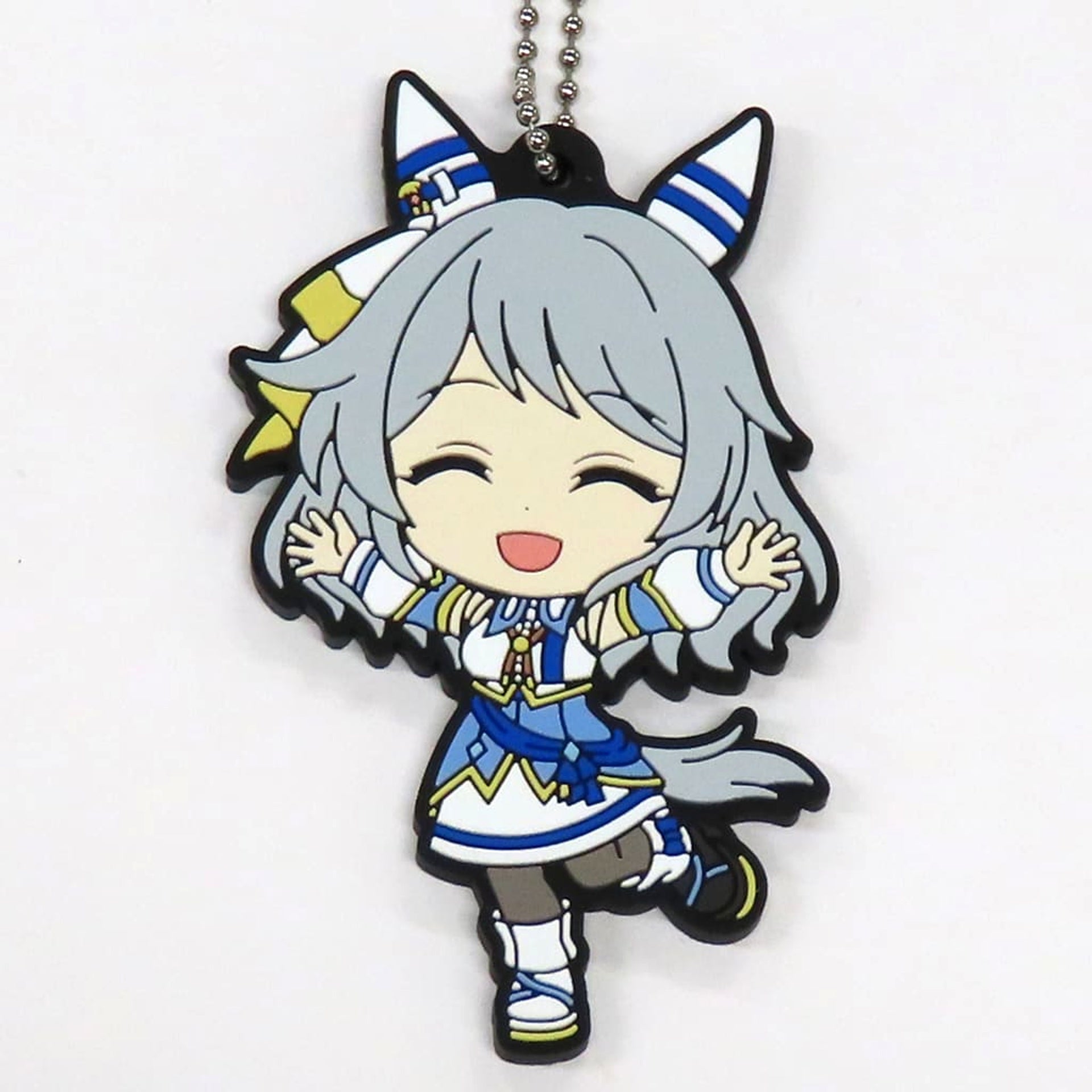 Umamusume: Pretty Derby Hishi Miracle Ichiban Kuji 8th Rubber Mascot Kyunchara Illustrations Prize I Keychains [USED]