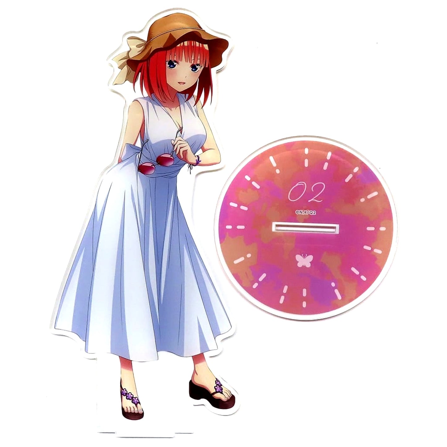 Nino Nakano The Quintessential Quintuplets 2 BIG Acrylic Stand White One-Piece Dress [USED]