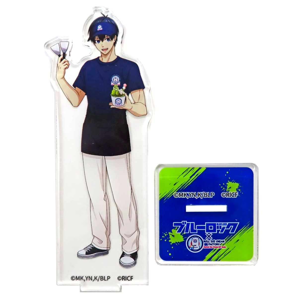 Yoichi Isagi Acrylic Stand Blue Lock x Roll Ice Cream Factory [USED]