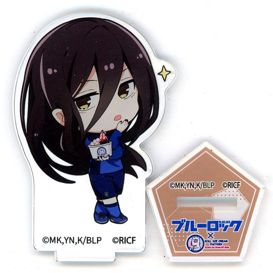 Jyubei Aryu Blue Lock Roll Ice Cream Factory Trading Acrylic Stand [USED]