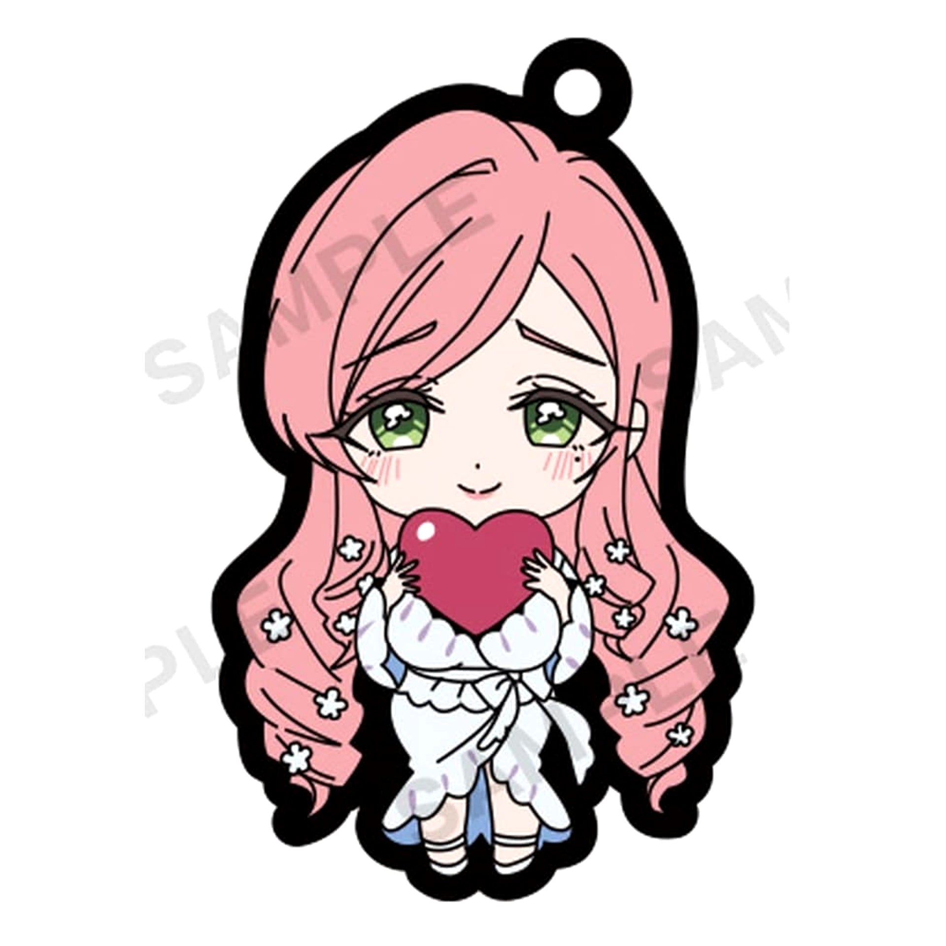 The 100 Girlfriends Who Really, Really, Really, Really, Really Love You Hahari Hanazono Capsule Rubber Strap Keychains [USED]