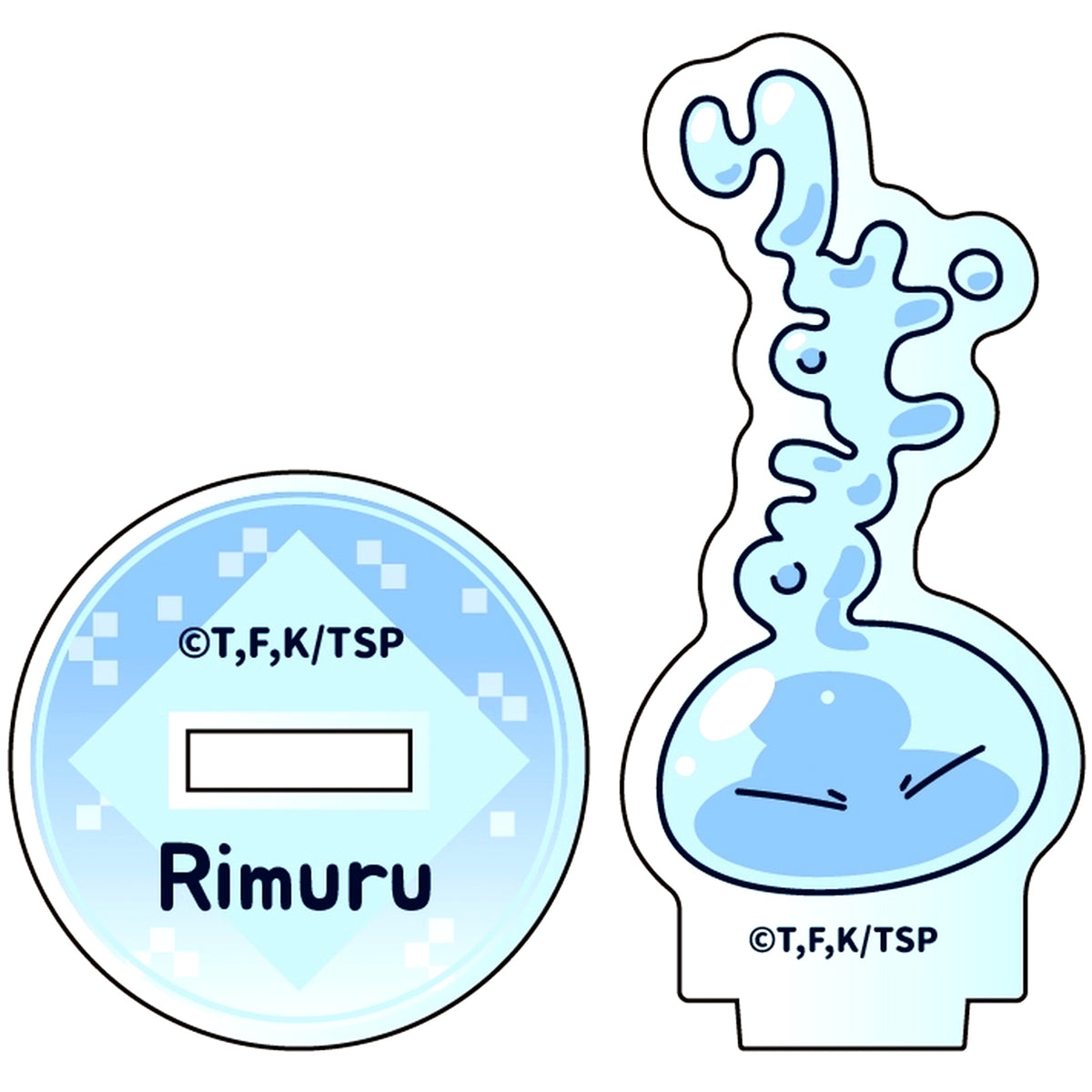 Rimuru Tempest Slime Form That Time I Got Reincarnated as a Slime Onamae Pitanko Mini Acrylic Stand [USED]