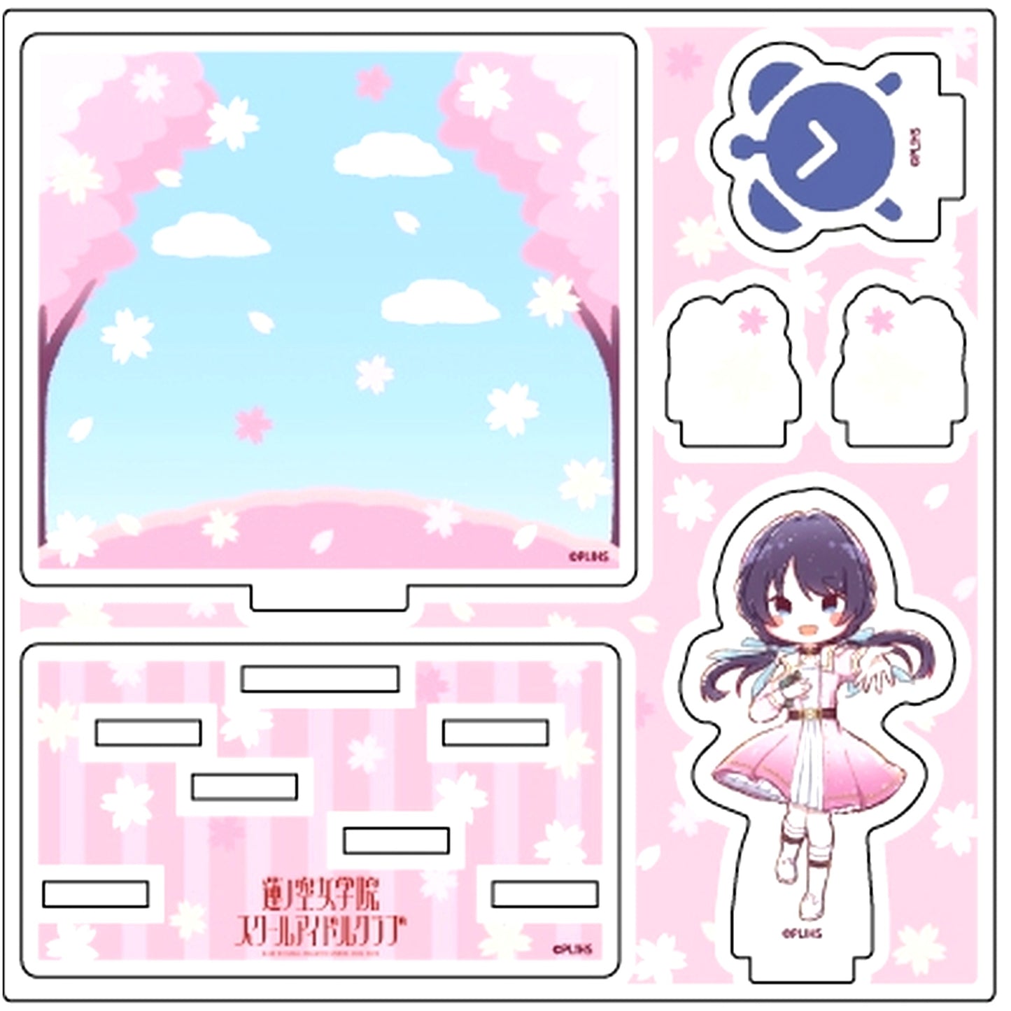 Sayaka Murano No.08 GraffArt Illustration Acrylic Stand Plate Love Live! Hasunosora Girls' High School Idol Club [USED]