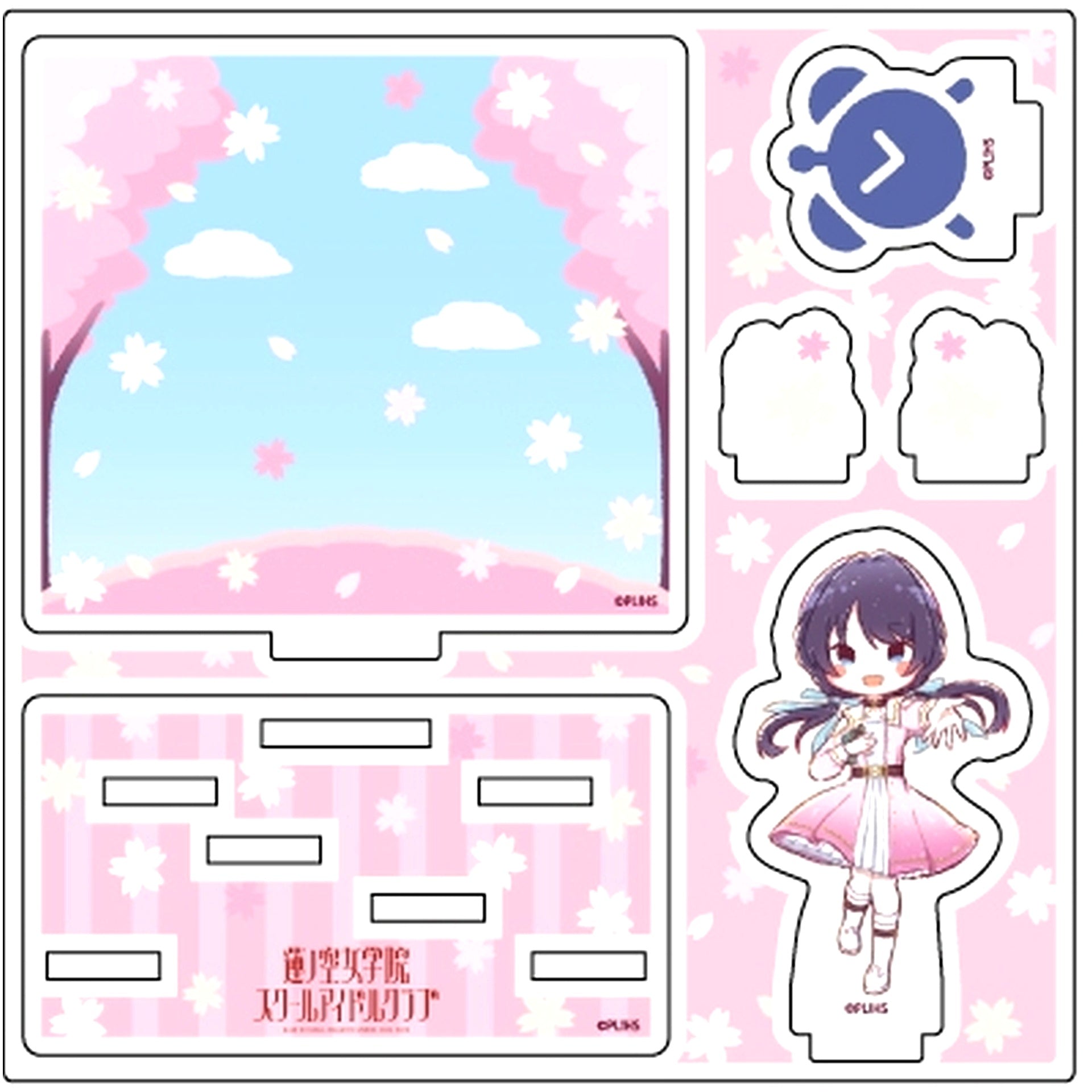 Sayaka Murano No.08 GraffArt Illustration Acrylic Stand Plate Love Live! Hasunosora Girls' High School Idol Club [USED]