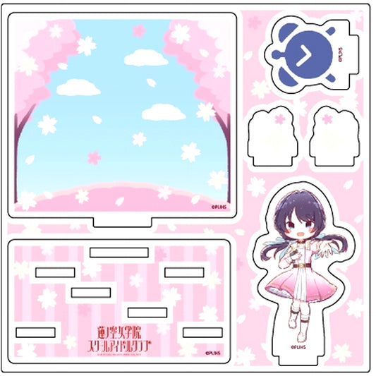 Sayaka Murano No.08 GraffArt Illustration Acrylic Stand Plate Love Live! Hasunosora Girls' High School Idol Club [USED]