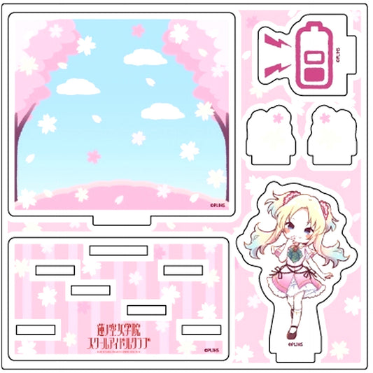 Rurino Osawa 11. Love Live! Hasunosora Girls' High School Idol Club GraffArt Illustration Acrylic Stand Plate [USED]