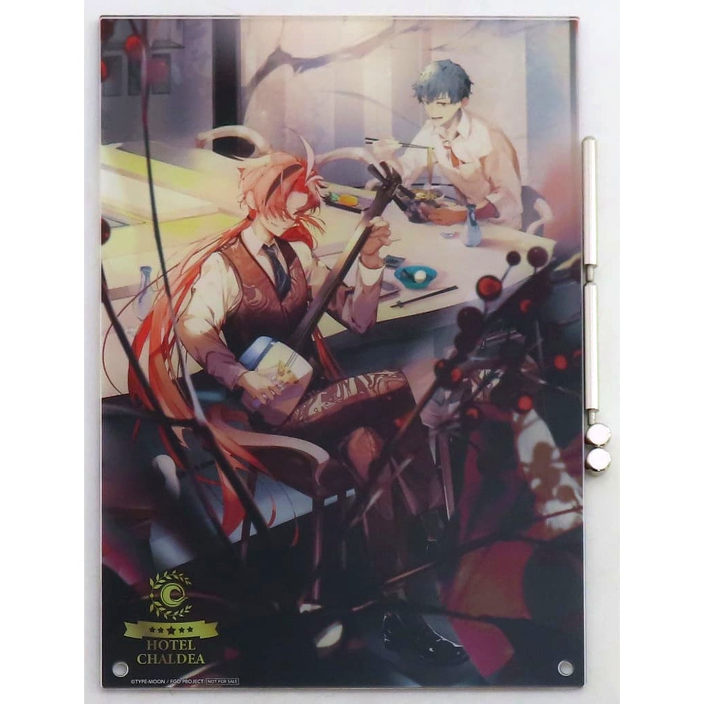 Shinsaku Takasugi Archer & Hajime Saito Saber Fate/Grand Order Single B5 Acrylic Panel IKEPRI25 Hotel Chaldea Banshaku no Iori Iori GudaGuda Adults Stay Plan Limited Original Bonus [USED]