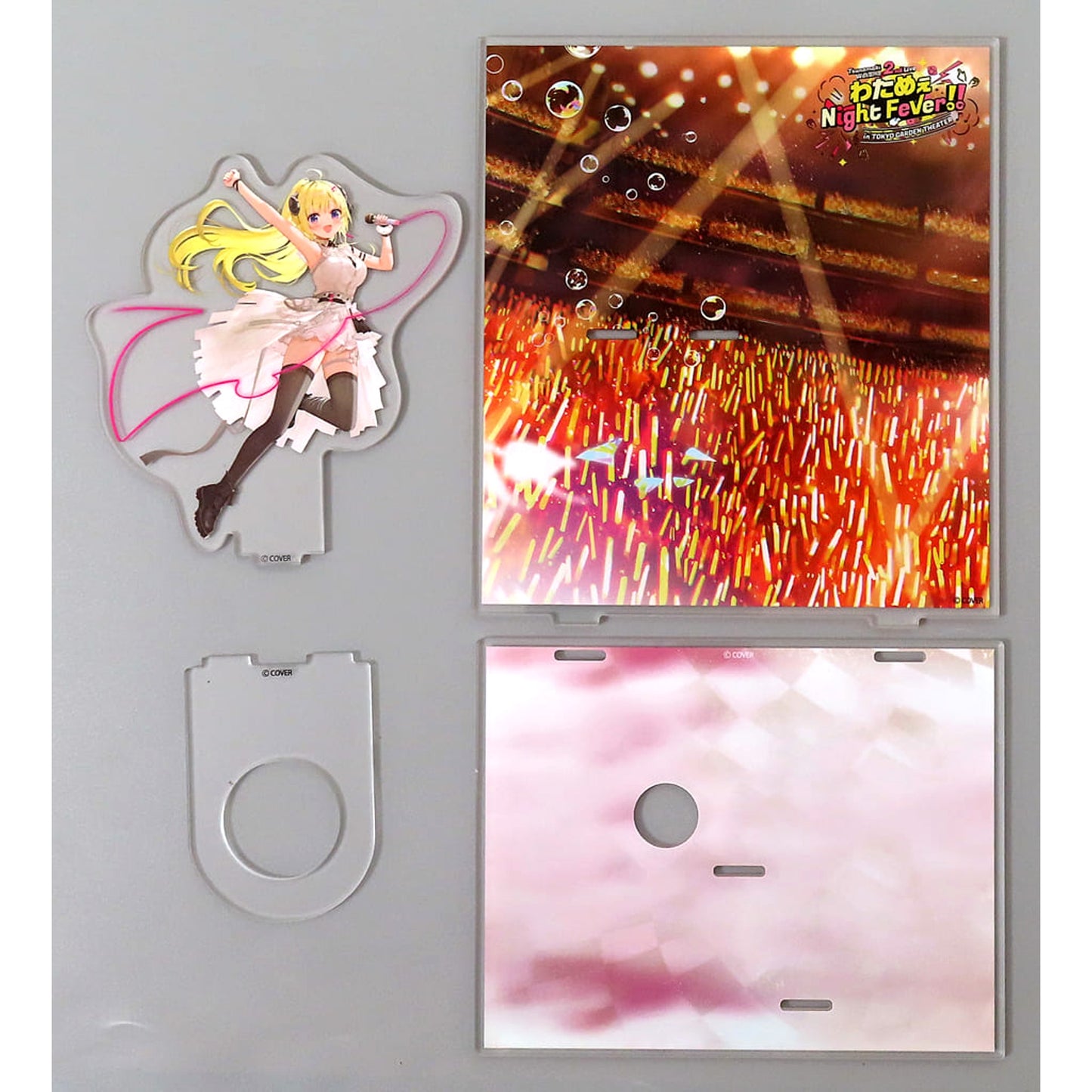 VTuber Hololive Tsunomaki Watame Acrylic Penlight Stand Tsunomaki Watame 2nd Live Watamee Night Fever In Tokyo Garden Theater Exclusive [USED]