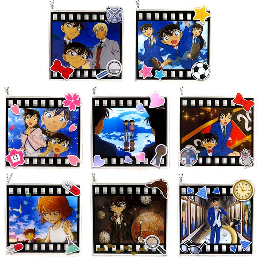 Set of 8 Detective Conan Square Acrylic Keychain [USED]