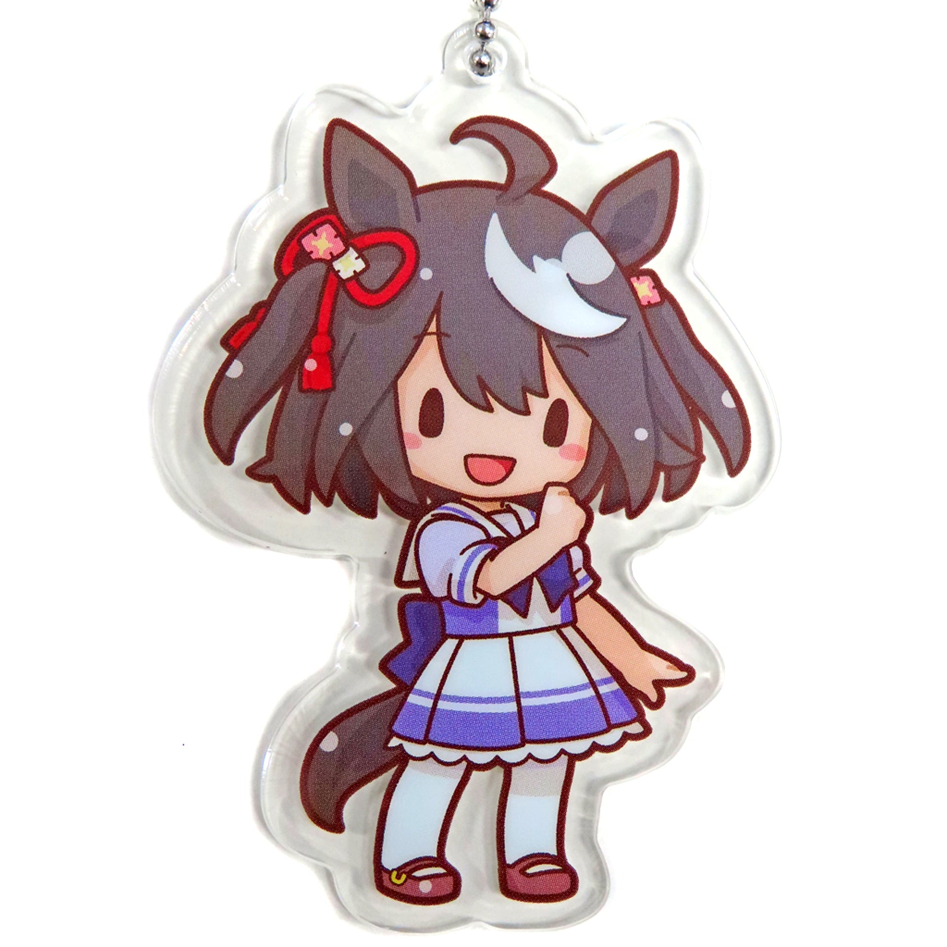Kitasan Black Uma Musume Pretty Derby Fuwapuchi Acrylic Keychain Vol.1 [USED]