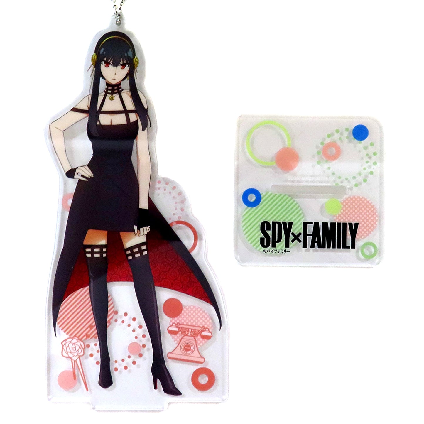 Yor Forger SPY x FAMILY Clear Keychain with Stand Vol.2 EX [USED]