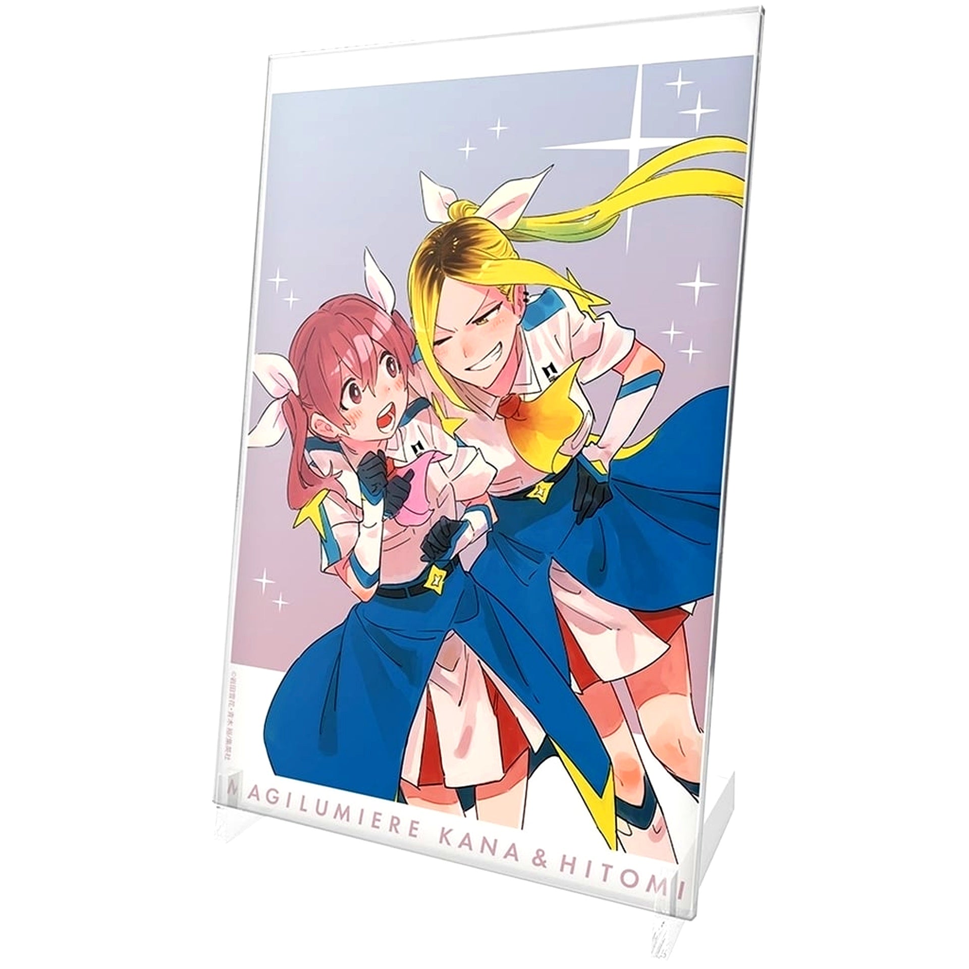 Kana Sakuragi & Hitomi Koshigaya Original Manga Ver. Acrylic Art Stand Magilumiere Co. Ltd. [USED]
