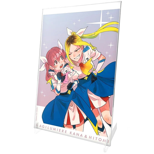 Kana Sakuragi & Hitomi Koshigaya Original Manga Ver. Acrylic Art Stand Magilumiere Co. Ltd. [USED]