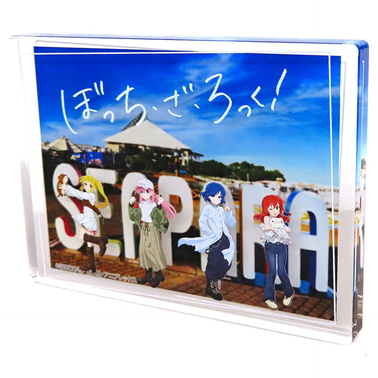 Group Acrylic Block aquarium Ver. Bocchi the Rock! x Yokohama Hakkeijima Sea Paradise [USED]