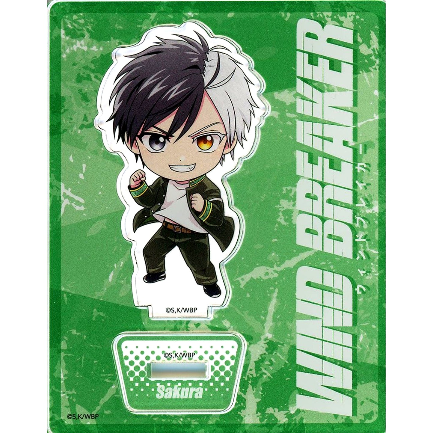 Haruka Sakura Mini Character Ver. Acrylic Stand Wind Breaker [USED]