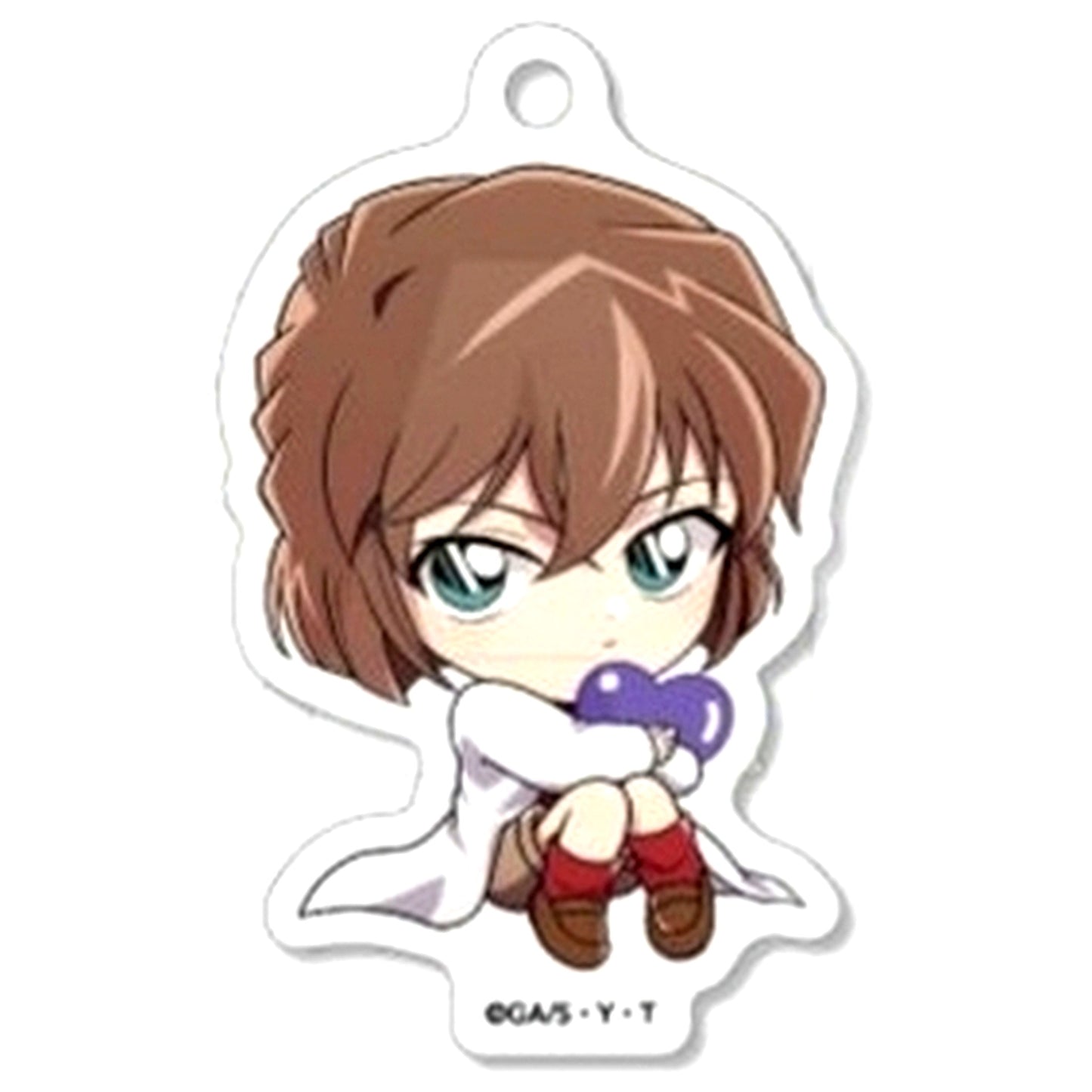 Ai Haibara Detective Conan Acrylic Keychain Collection Colorful Heart [USED]
