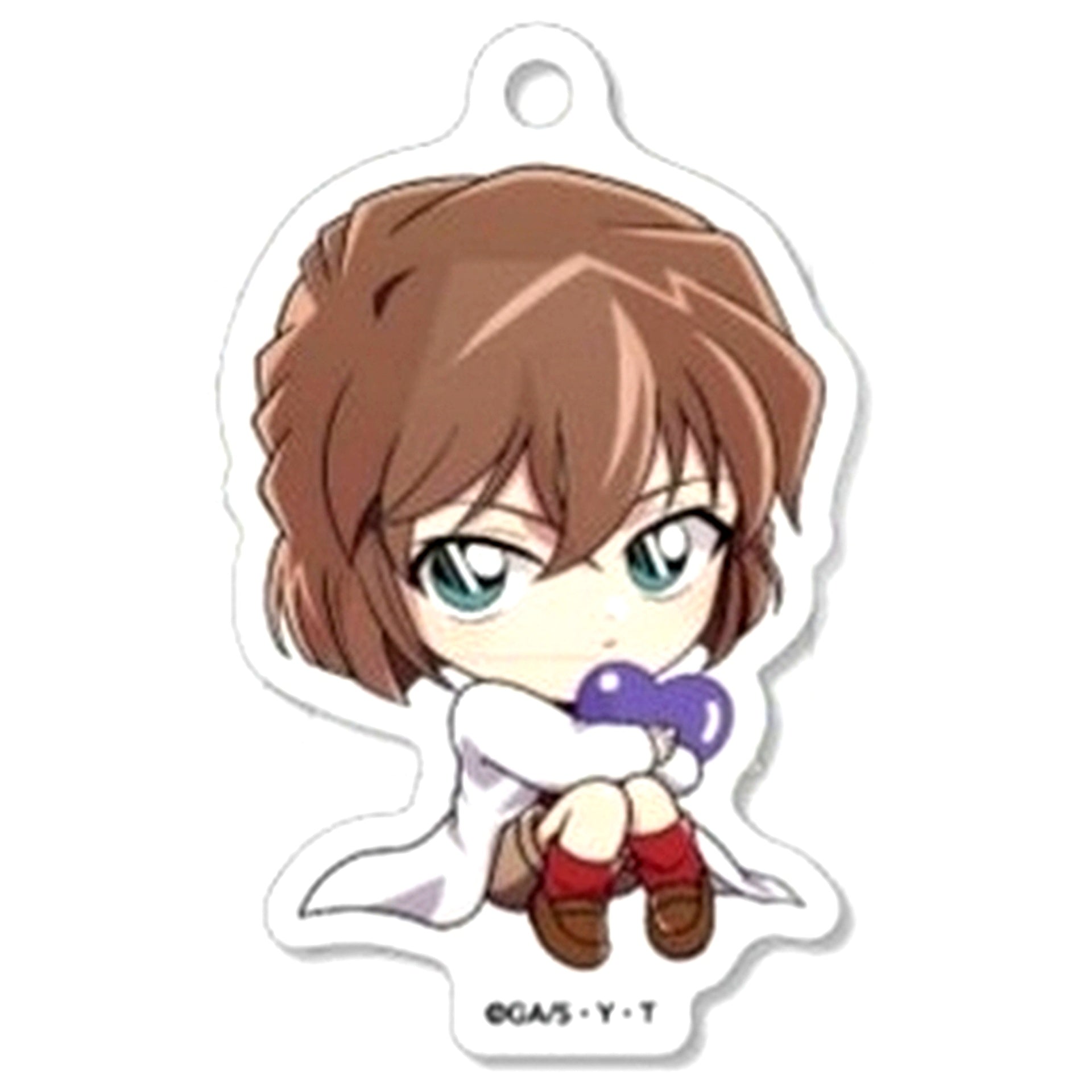 Ai Haibara Detective Conan Acrylic Keychain Collection Colorful Heart [USED]