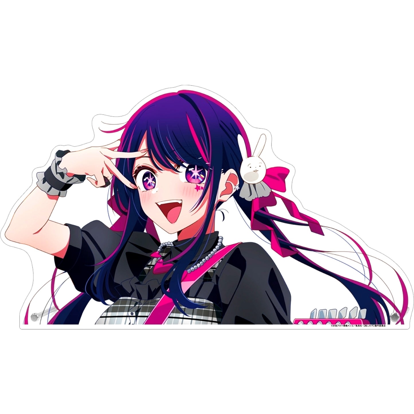 Ai Hoshino Rock Band Ver. Illustration Oshi no Ko Extra Large Die-cut Acrylic Panel [USED]