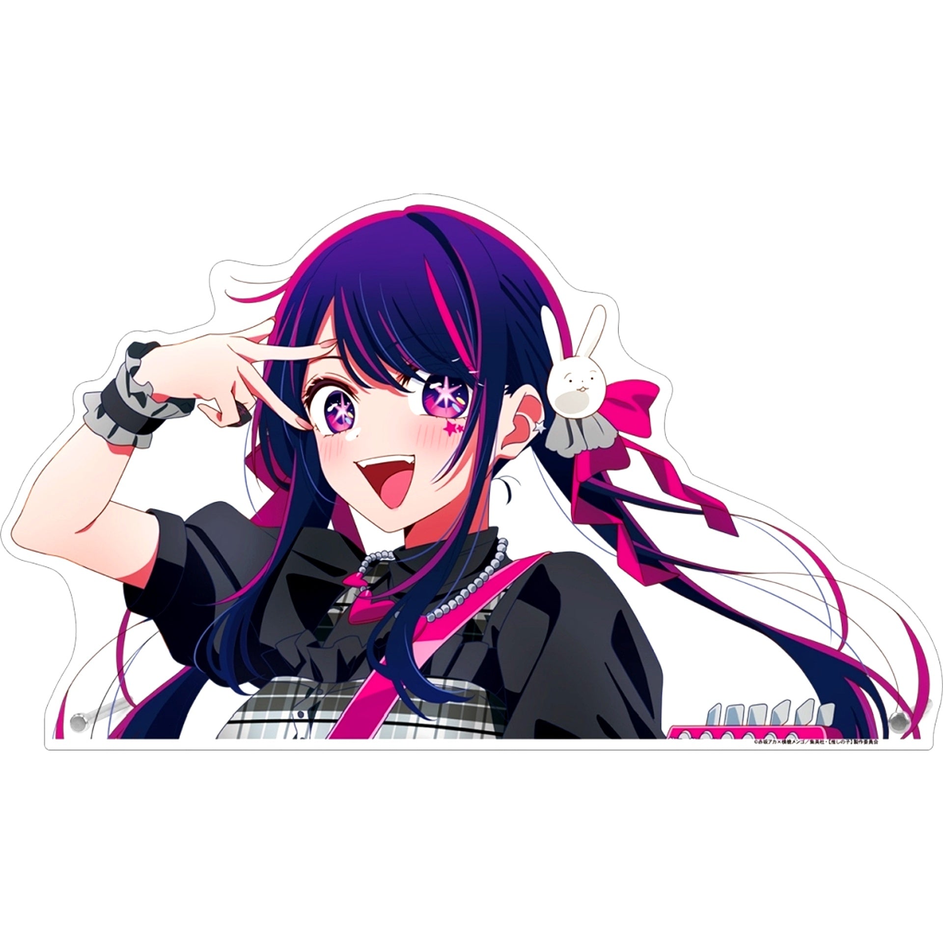 Ai Hoshino Rock Band Ver. Illustration Oshi no Ko Extra Large Die-cut Acrylic Panel [USED]
