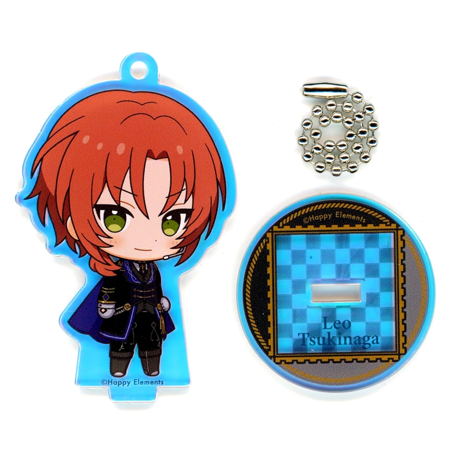 Leo Tsukinaga Ensemble Stars!! Reminiscence Selection Checkmate x animatecafe Trading Newly Illustrated Visual Aurora Acrylic Stand Collection Checkmate Outfit Ver. [USED]