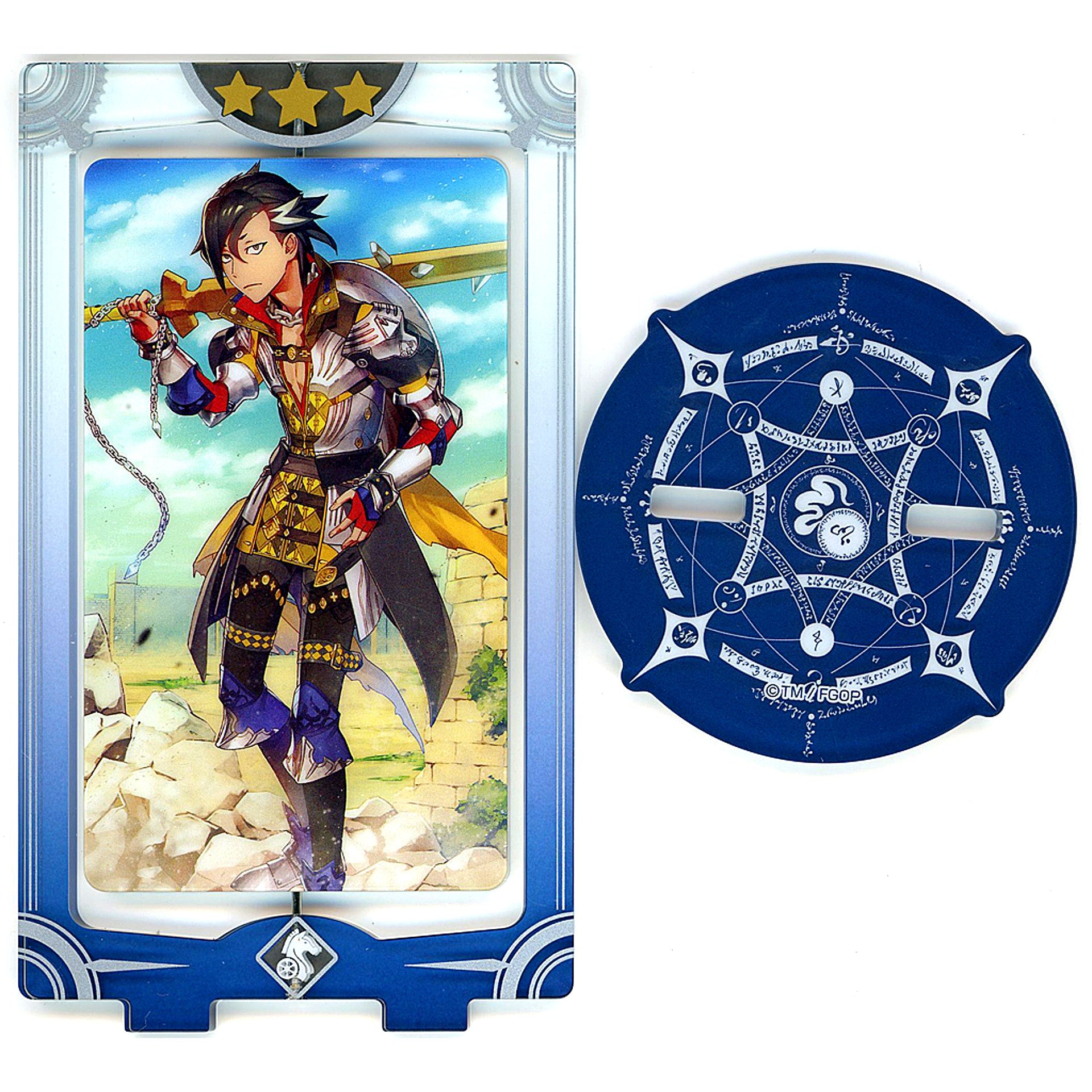 Rider / Mandricardo Limited BOX Purchase Bonus Fate/Grand Order Rotating Acrylic Stand Vol.1 AGF2023 [USED]