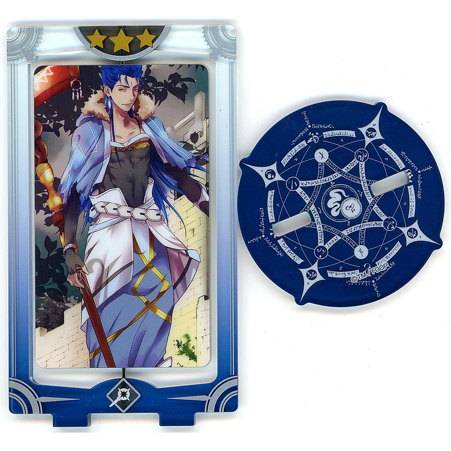 Caster / Cu Chulainn Limited BOX Purchase Bonus Fate/Grand Order Rotating Acrylic Stand Vol.2 AGF2023 [USED]