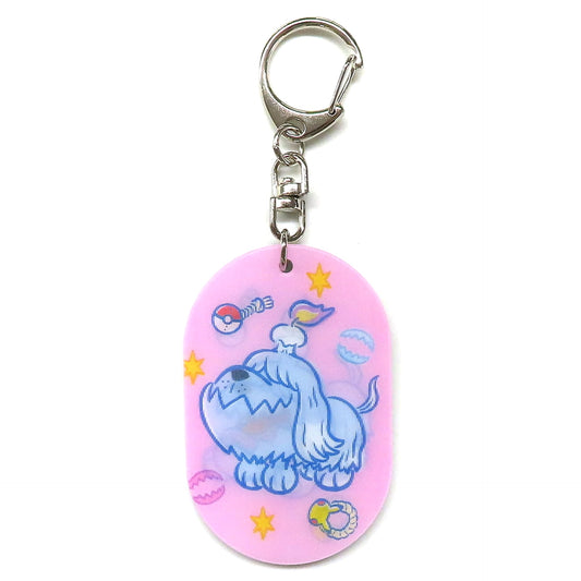 Pokemon Greavard Changing Acrylic Keychain Collection Biting Team Pokemon Center Limited Keychains [USED]