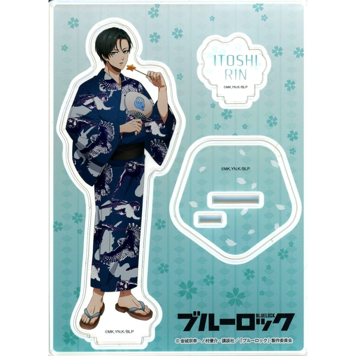 Rin Itoshi Acrylic Stand Festival Blue Lock Tree Village Cafe 2024 [USED]
