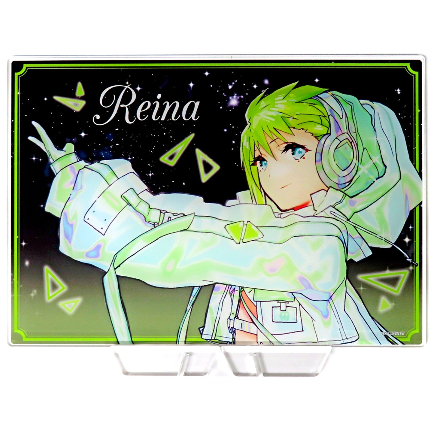 Reina Prowler A Prize Acrylic Board Encore Ver. Macross Super Dimension Festival Encore at Tokyu Kabukicho Tower Spin the Star Yak Deculture Garapon [USED]