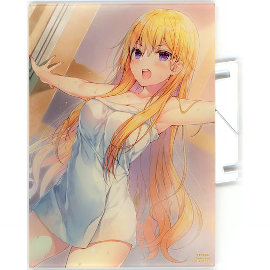Mirei Tennoji Saijo no Osewa Takane no Hana Darake na Meimonkou de Gakuin Ichi no Ojosama Seikatsu Noryoku Kaimu wo Kagenagara Osewa suru Koto ni Narimashita B6 Acrylic Panel Hobby Japan x Melonbooks Novel Goods Series [USED]