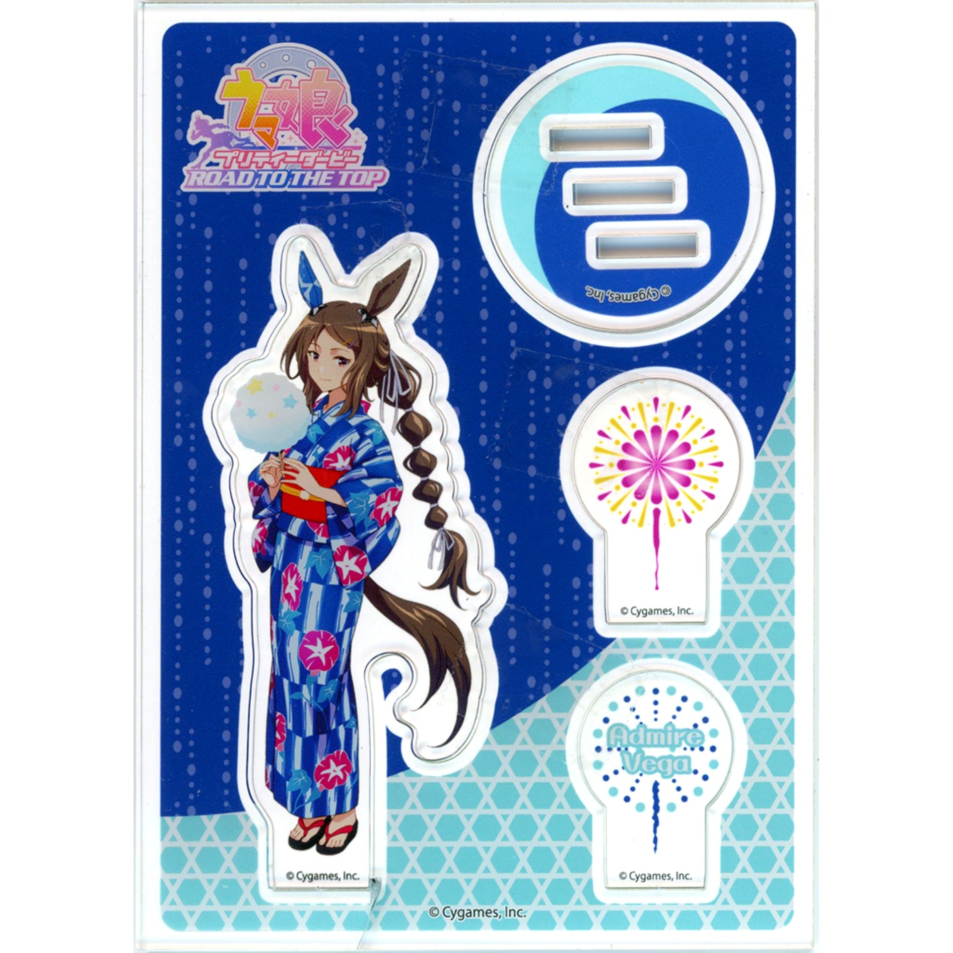 Admire Vega Acrylic Figure Umamusume: Pretty Derby ROAD TO THE TOP TSUTAYA POP UP SHOP [USED]