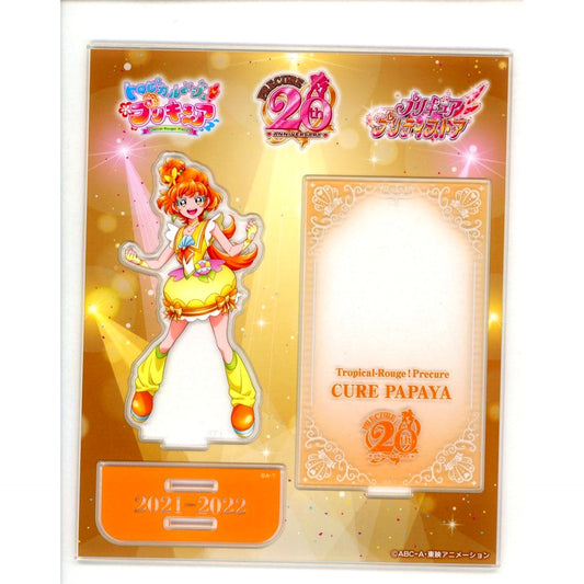 Cure Papaya Tropical-Rouge Precure No. 67 20th Acrylic Stand Pretty Store Limited [USED]
