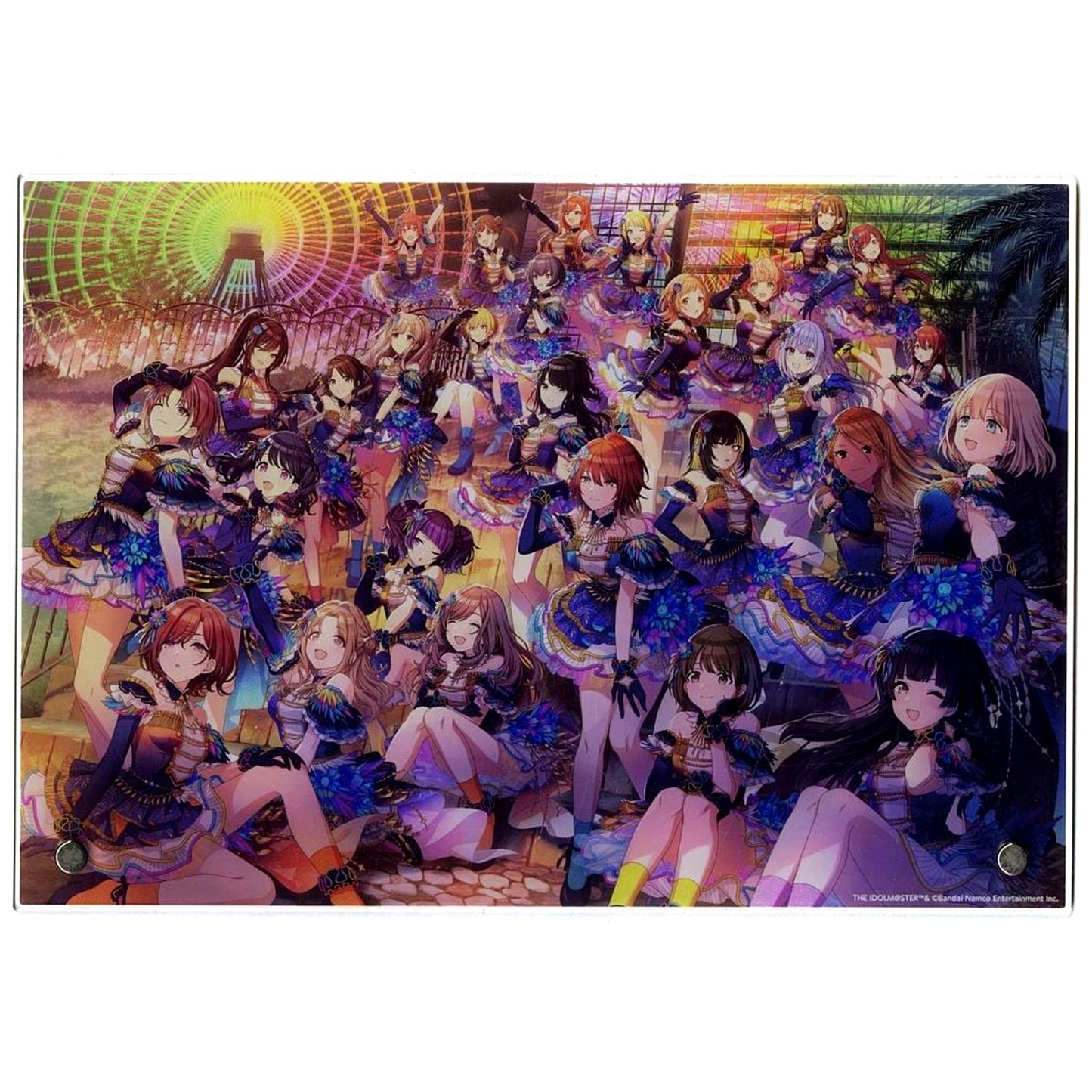 Group The Idolm@ster Shiny Colors Official Acrylic Panel Fantastic Fireworks Ver. [USED]