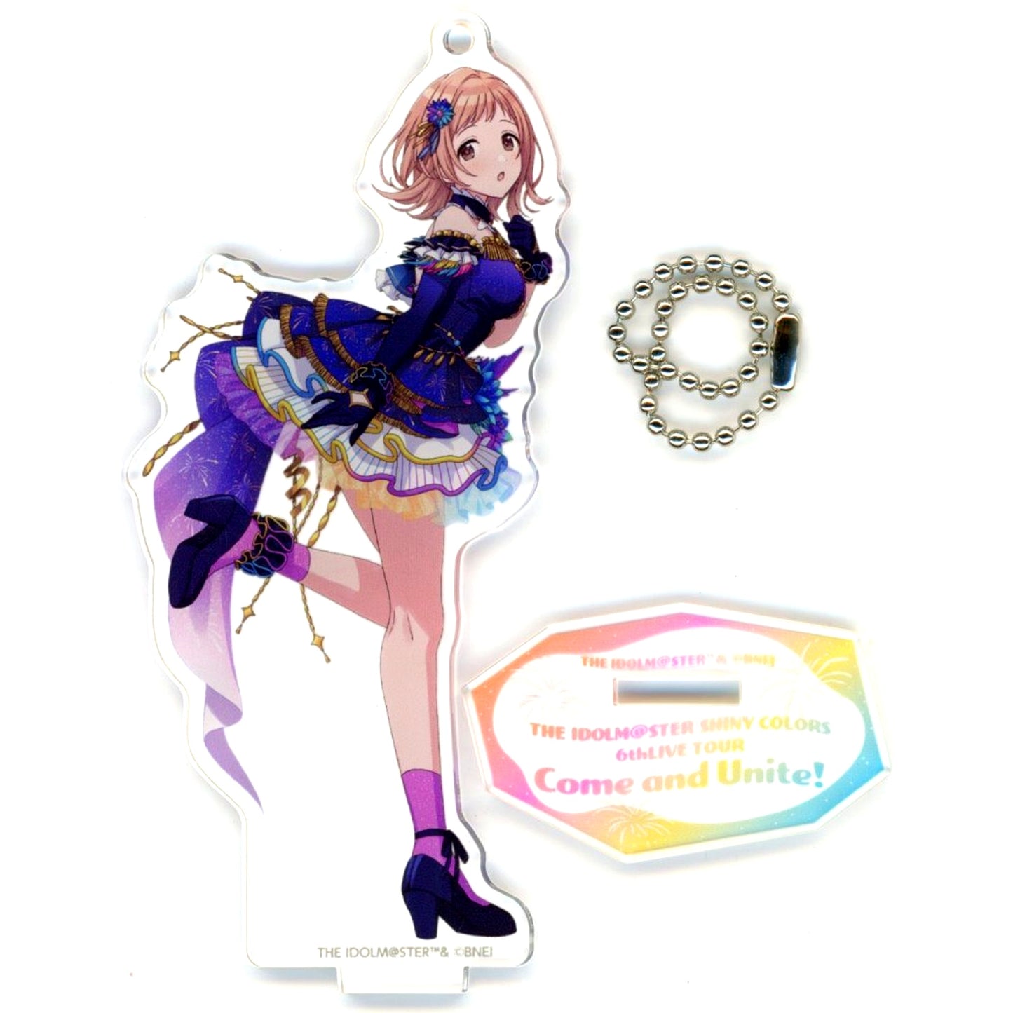 Mano Sakuragi Fantastic Fireworks Ver. Idolmaster Shiny Colors Official Acrylic Stand Keychain [USED]