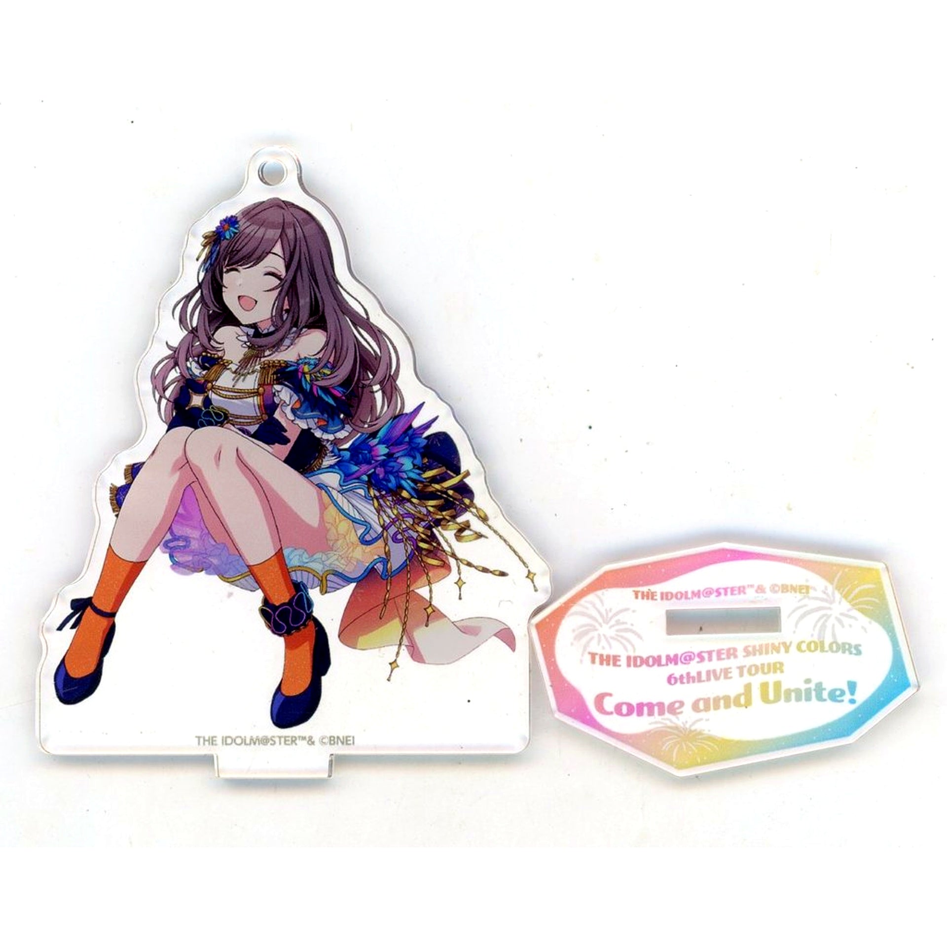 Kogane Tsukioka Fantastic Fireworks Ver. Official Acrylic Stand Keychain The Idolmaster Shiny Colors [USED]