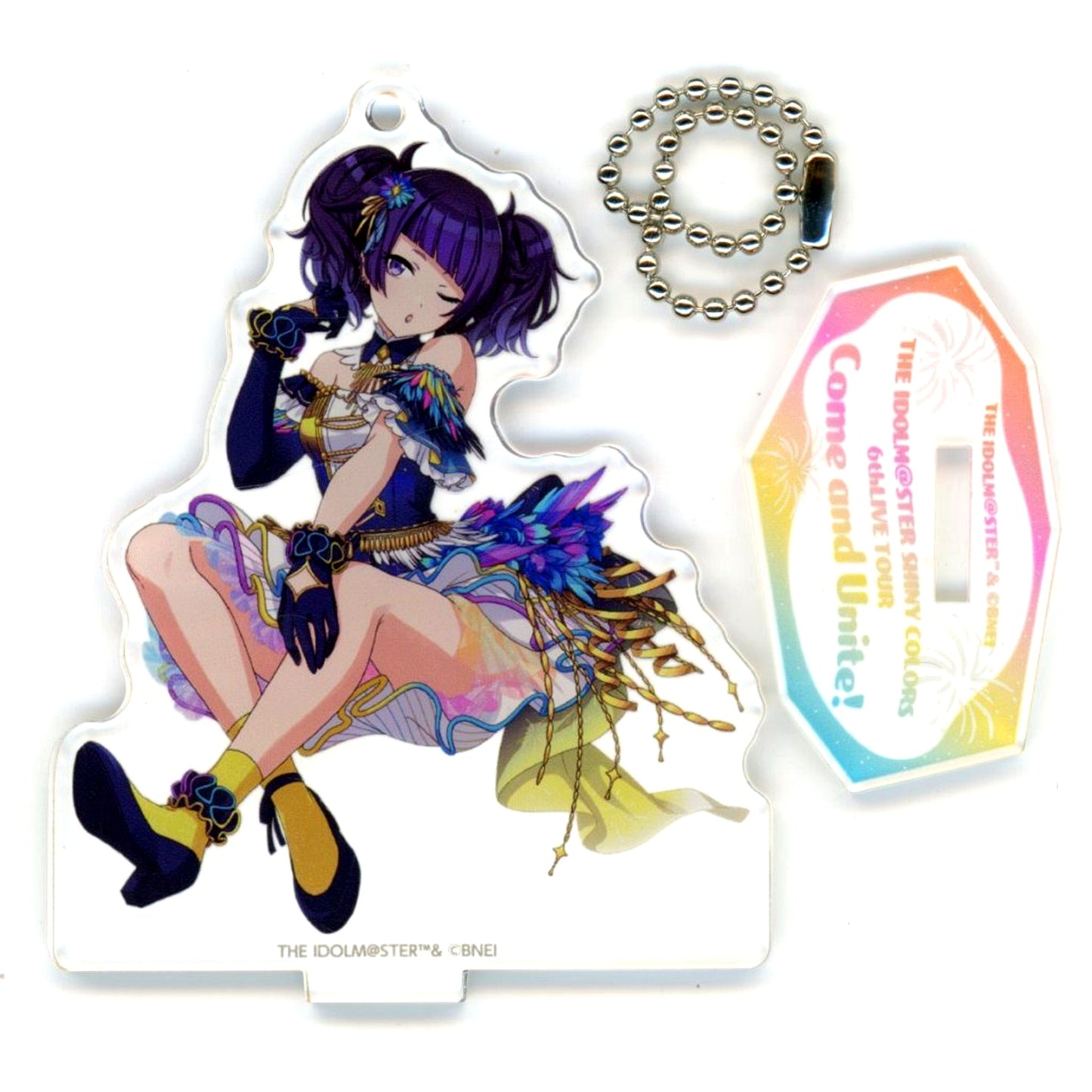 Mamimi Tanaka The Idolmaster Shiny Colors Official Acrylic Stand Keychain Fantastic Fireworks ver. [USED]