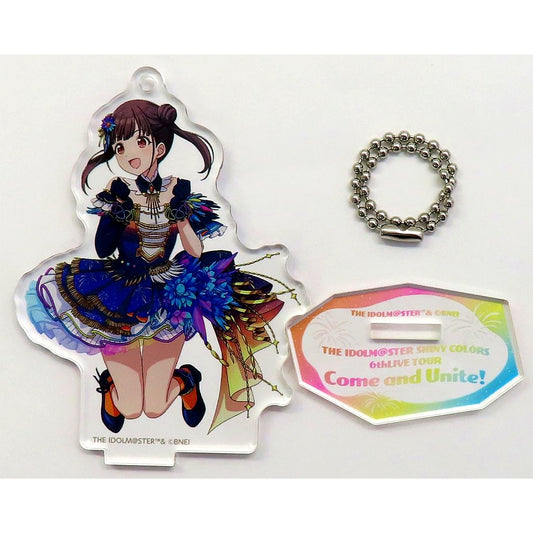 Chiyoko Sonoda The Idolmaster Shiny Colors Official Acrylic Stand Keychain Fantastic Fireworks ver. [USED]