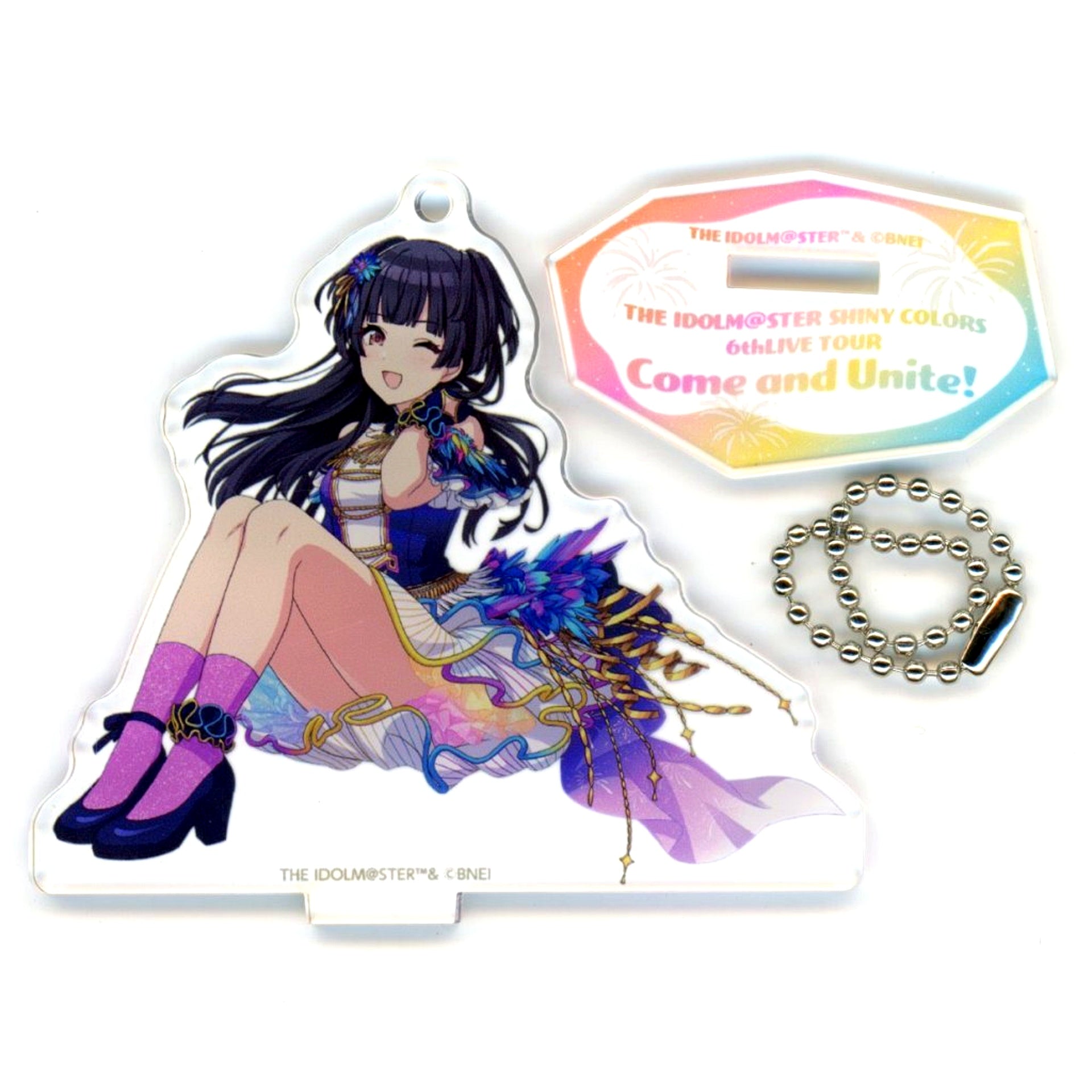 Fuyuko Mayuzumi The Idolm@ster Shiny Colors Official Acrylic Stand Keychain Fantastic Fireworks Ver. [USED]