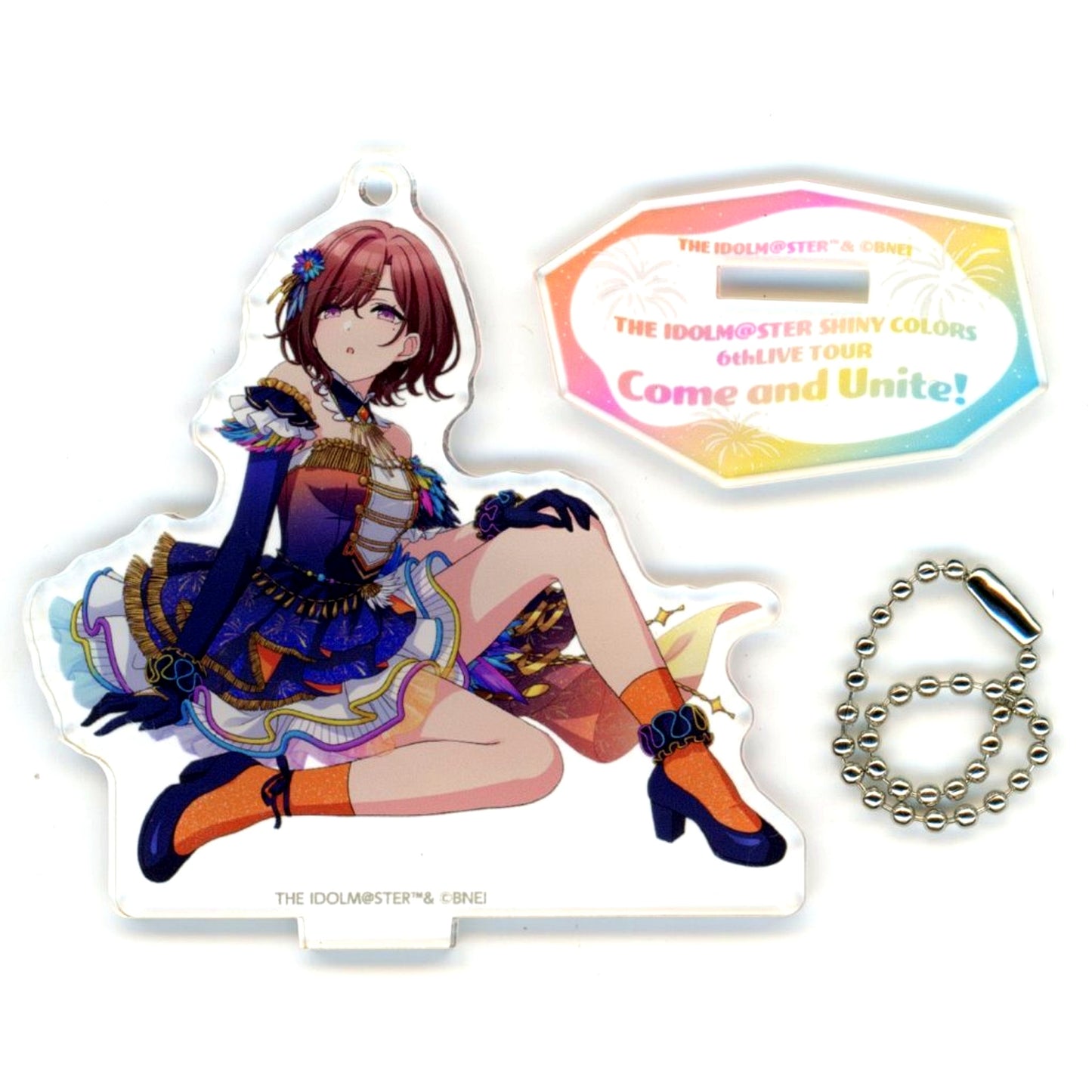 Madoka Higuchi The Idolm@ster Shiny Colors Official Acrylic Stand Keychain Fantastic Fireworks Ver. [USED]