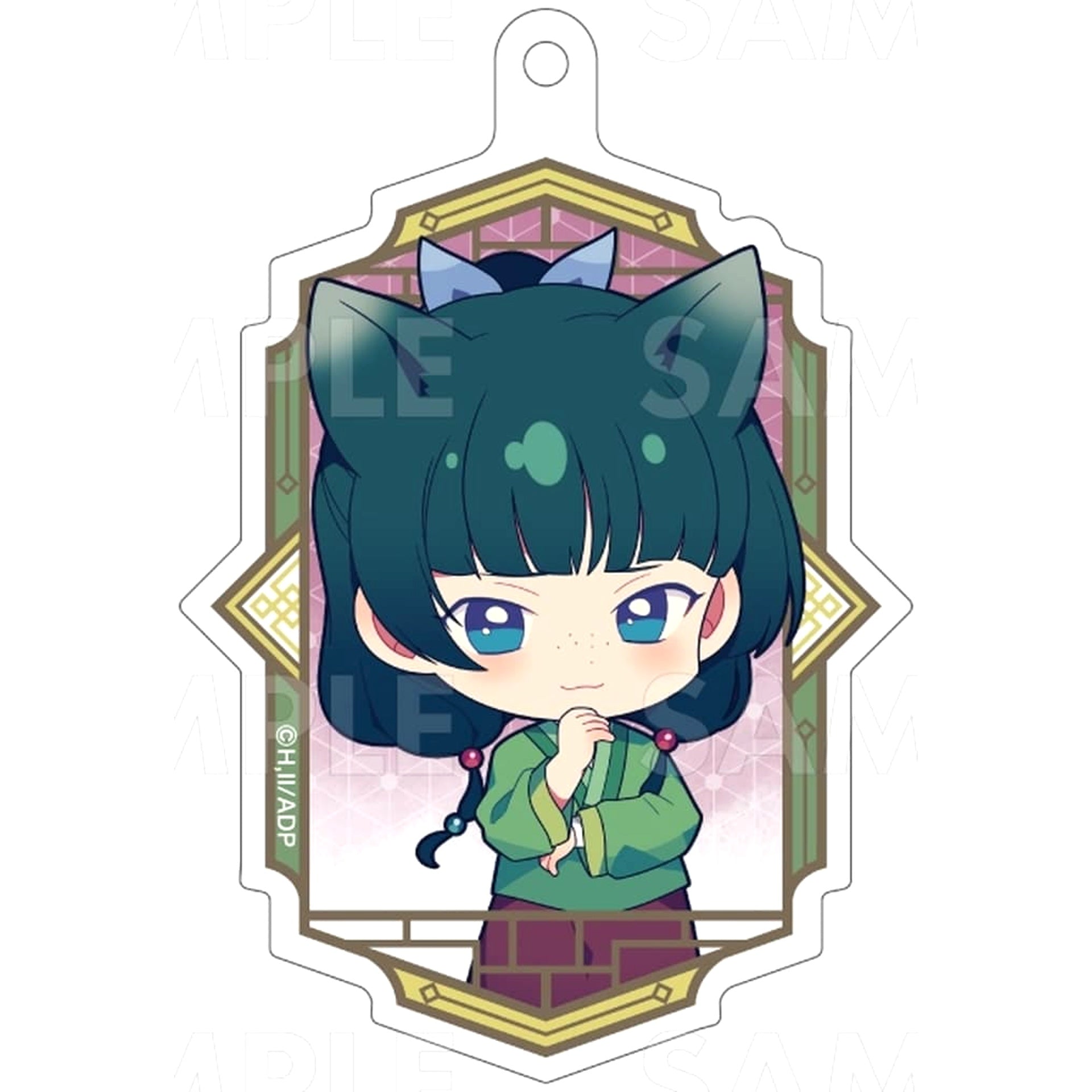 The Apothecary Diaries Maomao Mini Character Thinking Trading Acrylic Charms Pop-Up Store in Yurakucho Marui Limited Charm [USED]