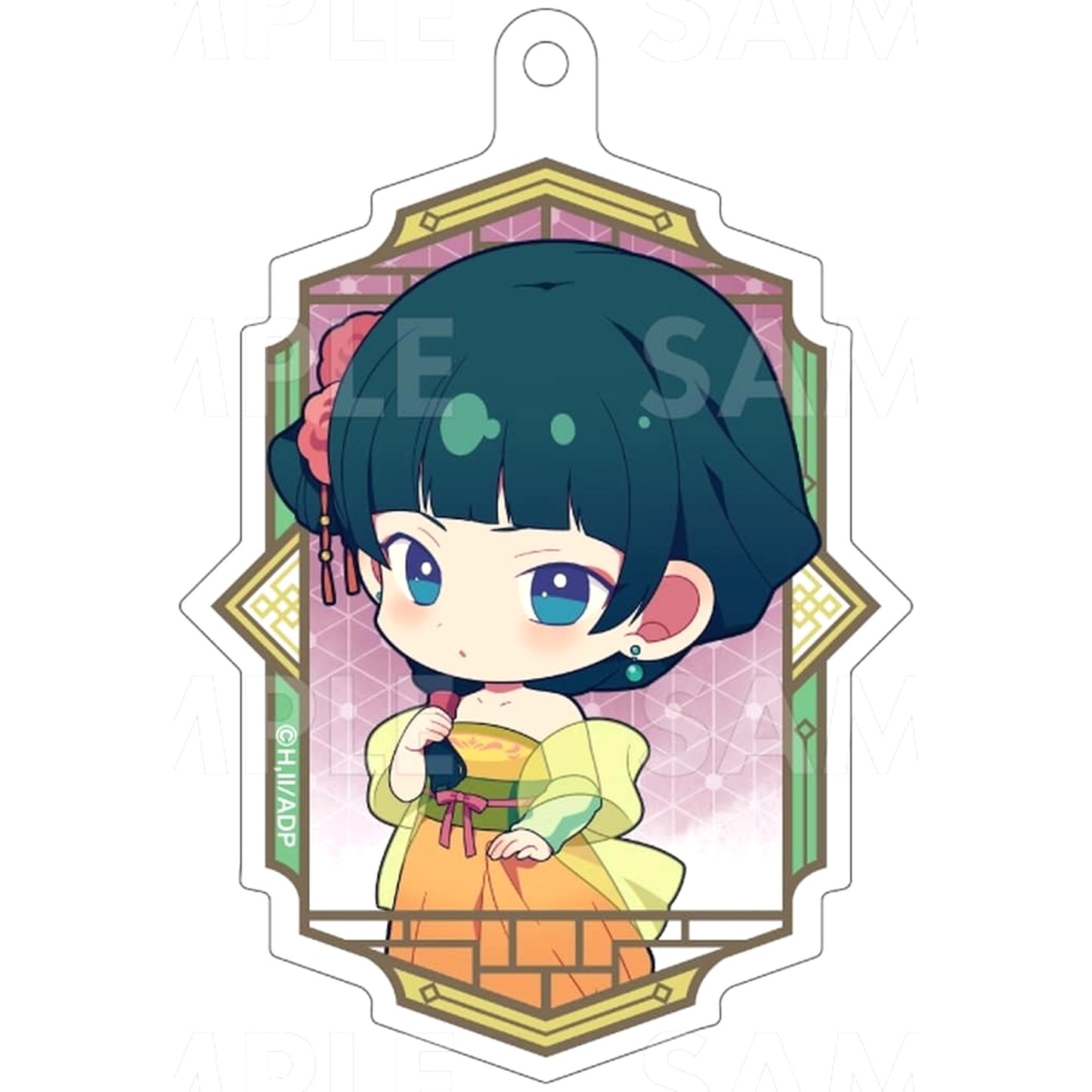 The Apothecary Diaries Maomao Mini Character Light Green Dress Trading Acrylic Charms Pop-Up Store in Yurakucho Marui Limited Charm [USED]