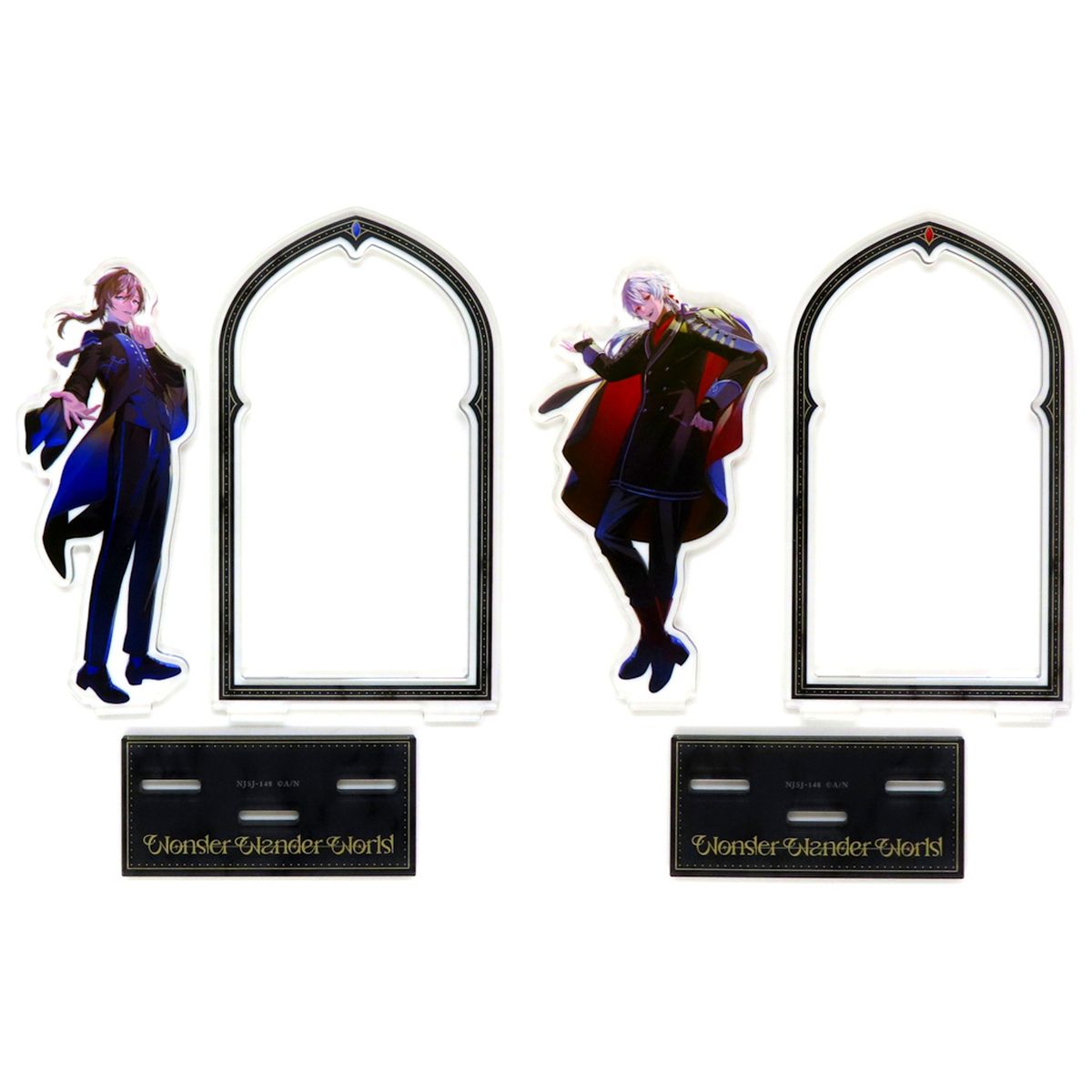 Set of 2 ChroNoiR Virtual YouTuber Nijisanji Acrylic Stand CD ChroNoiR / Wonder Wander World Complete Box NIJISANJI Official Store Purchase Bonus [USED]