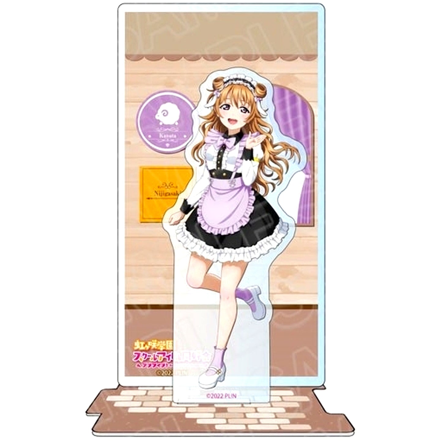 Kanata Konoe Love Live! School Idol Festival ALL STARS x The Chara Cafe Acrylic Diorama Animal Maid Ver. [USED]