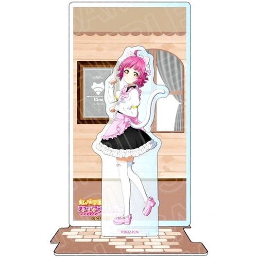Rina Tennoji Love Live! School Idol Festival All Stars Animal Maid Ver. Acrylic Diorama All Stars x The Chara Cafe [USED]